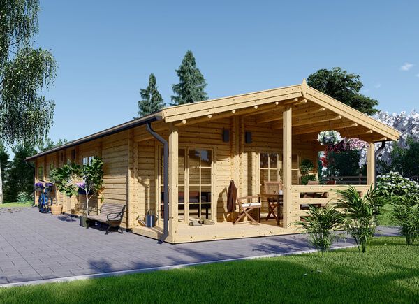 Granny Annexe AVON M (44+44 mm + Insulation), 6x15 m (20'x50'), 90 m² avp.ui.product_images.thumbnail 1